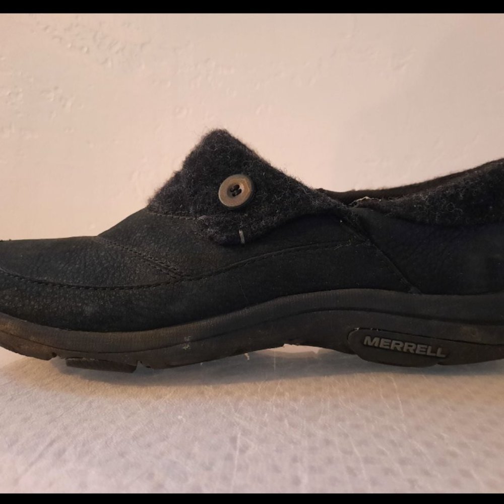 Merrell Shoes Women's  Select Grip Shoes, Wool Slip On Mules 7.5, Winter, Fall - Picture 6 of 10